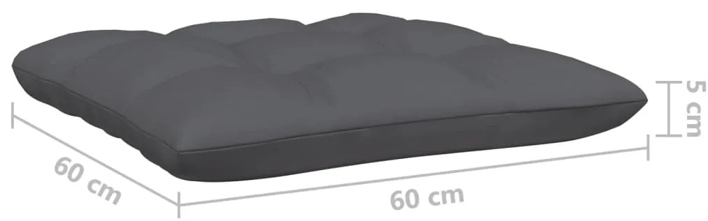 vidaXL Σαλόνι Κήπου 4 Τεμαχίων από Μασίφ Ξύλο Πεύκου με Μαξιλάρια