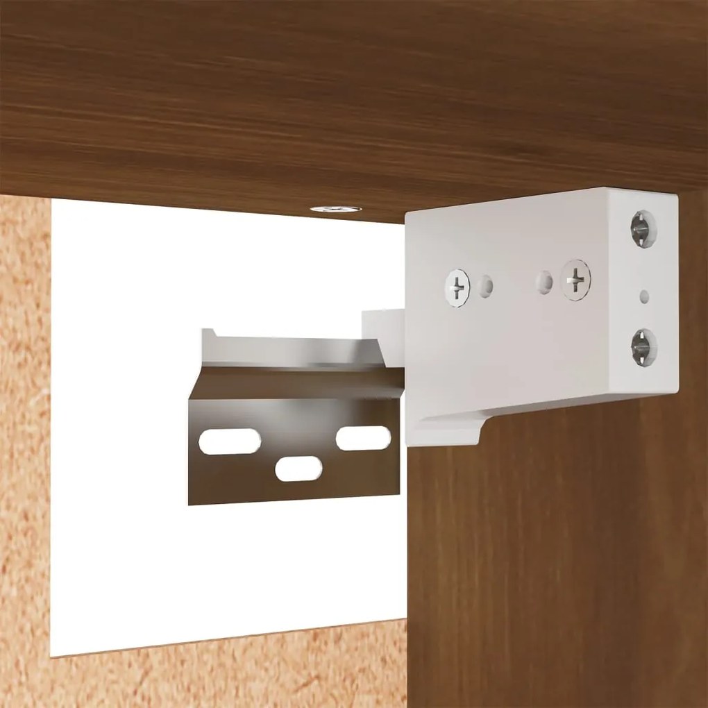 vidaXL Έπιπλα Τηλεόρασης 7 τεμ. Καφέ Δρυς 30,5x30x60 εκ. Επεξ. Ξύλο