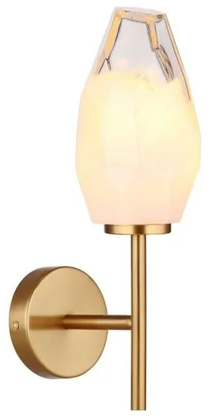 Απλίκα Φωτιστικό Τοίχου E14 Διάφανο Barcley 15787W Globo Lighting-15787W-Διάφανο 15787W