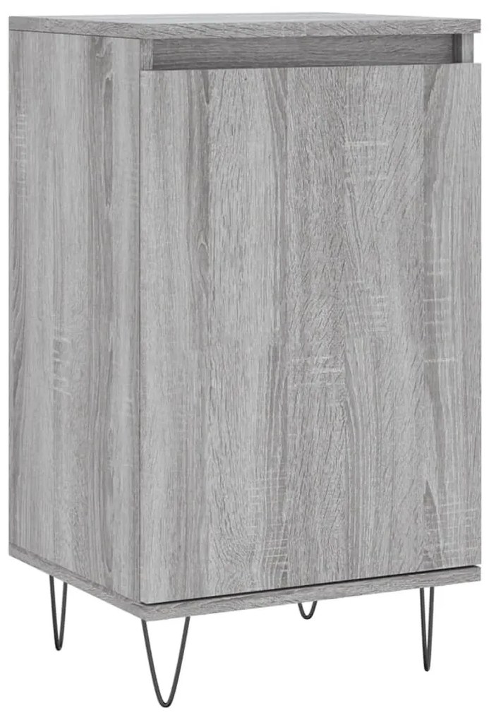 vidaXL Συρταριέρα Γκρι Sonoma 40 x 35 x 70 εκ. από Επεξεργασμένο Ξύλο