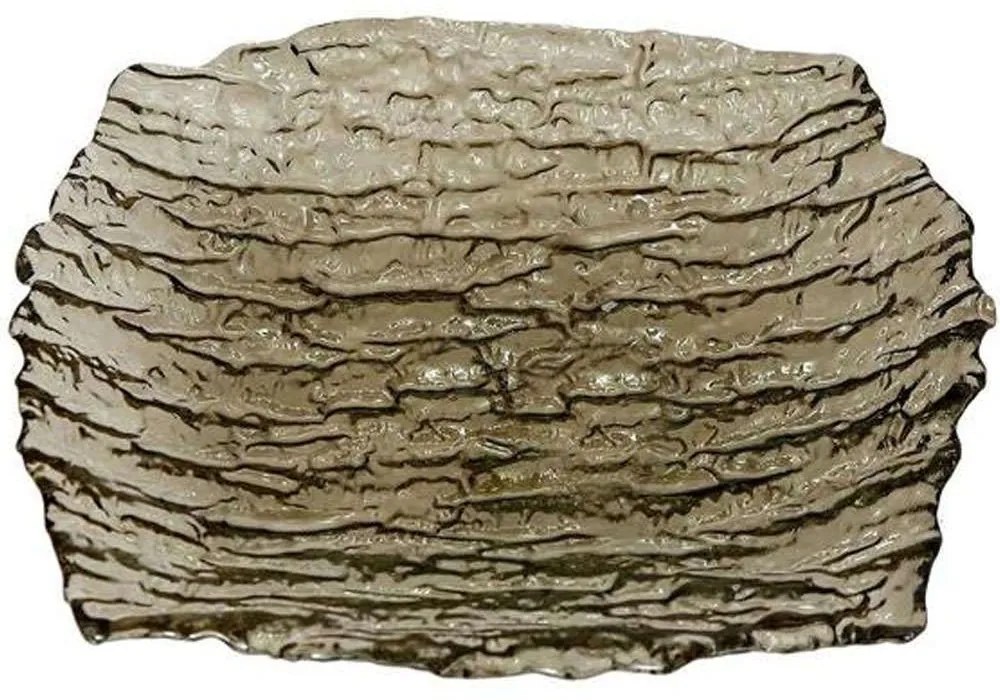 Πιάτο Γλυκού Ramos HOR1097K6 19x17cm Anthracite Espiel Glass