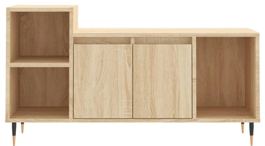 vidaXL Έπιπλο Τηλεόρασης Sonoma Δρυς 100x35x55 εκ. Επεξ. Ξύλο