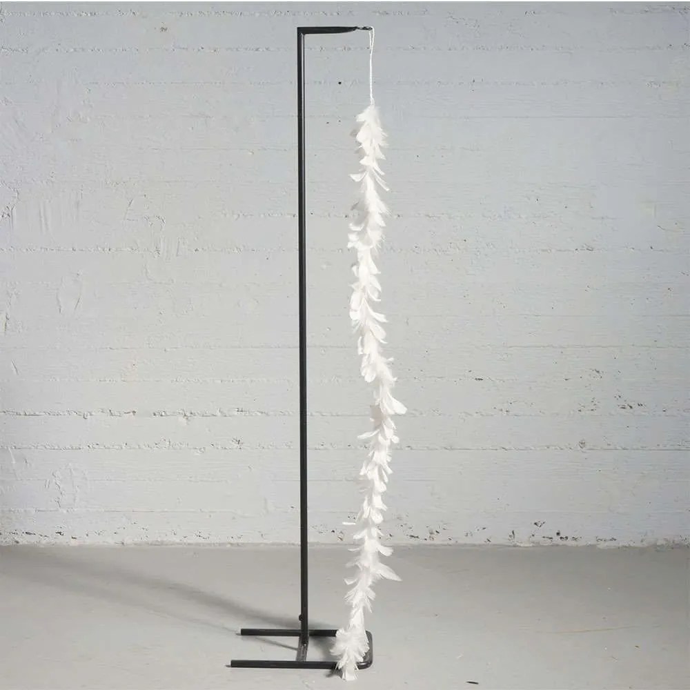 Γιρλάντα Πούπουλα 2000-21 150cm White Supergreens Feather