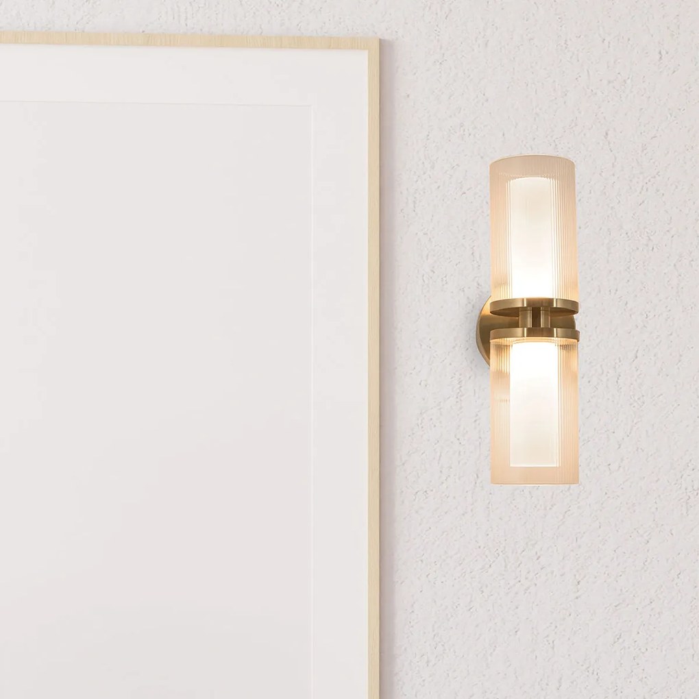 Απλίκα Τοίχου LED Dimmable Zambelis 23016 Gold Matt