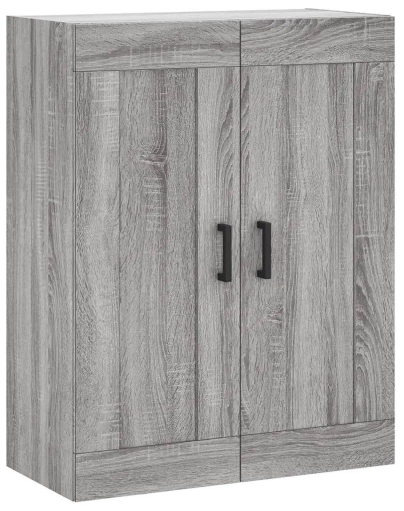vidaXL Ντουλάπι Επιτοίχιο Γκρι Sonoma 69,5 x 34 x 90 εκ. Επεξεργ. Ξύλο