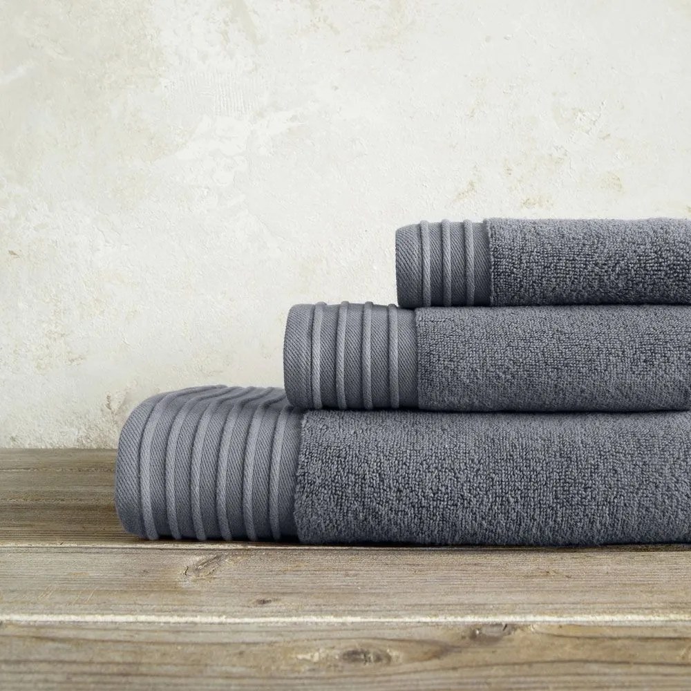 Πετσέτα Feel Fresh Night Grey Nima Χεριών 40x60cm 100% Cotton