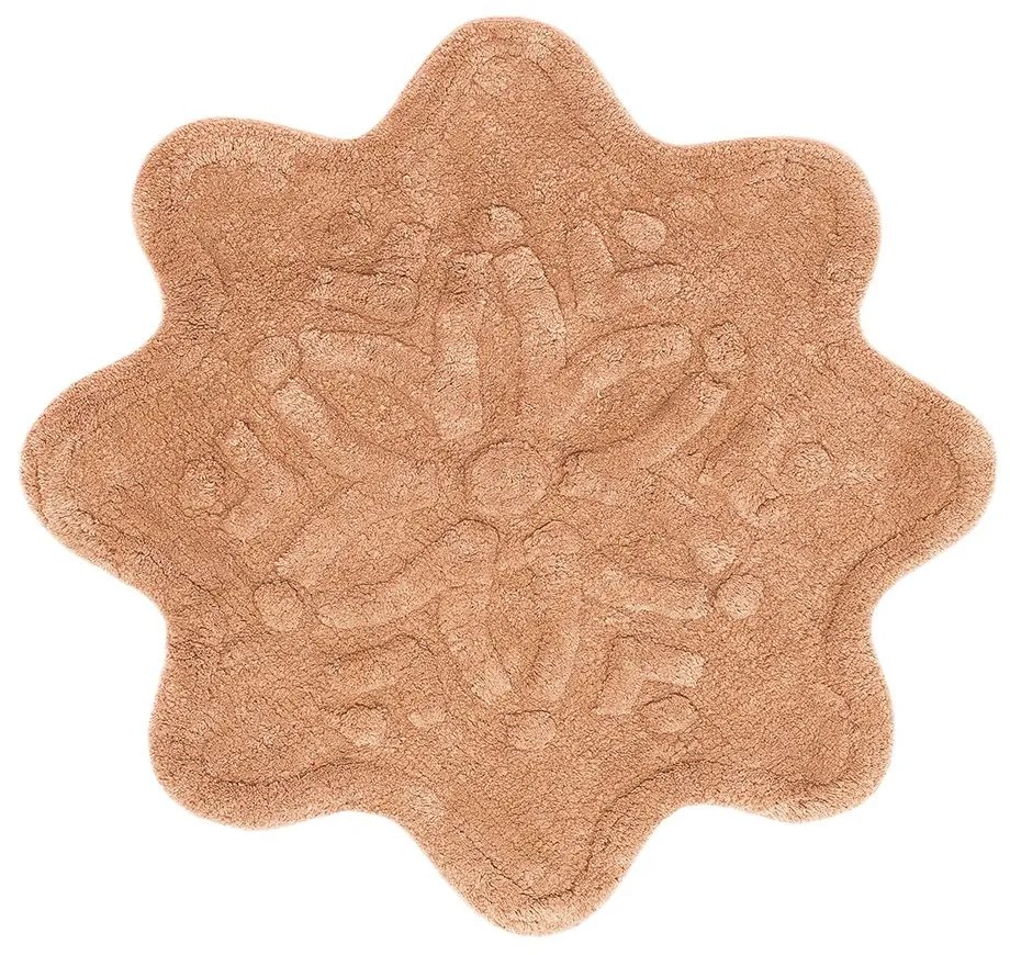 Ταπέτο Μπάνιου Flair Caramel Palamaiki 70x70cm 100% Cotton