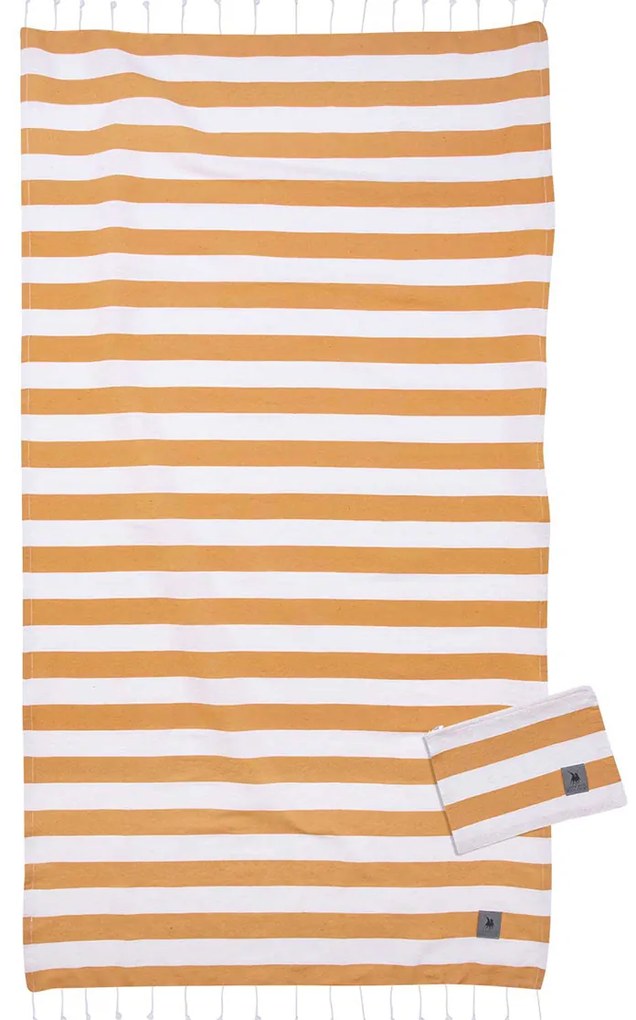 Παρεό (90x170) Greenwich Polo Club Beach 3823 Ochra