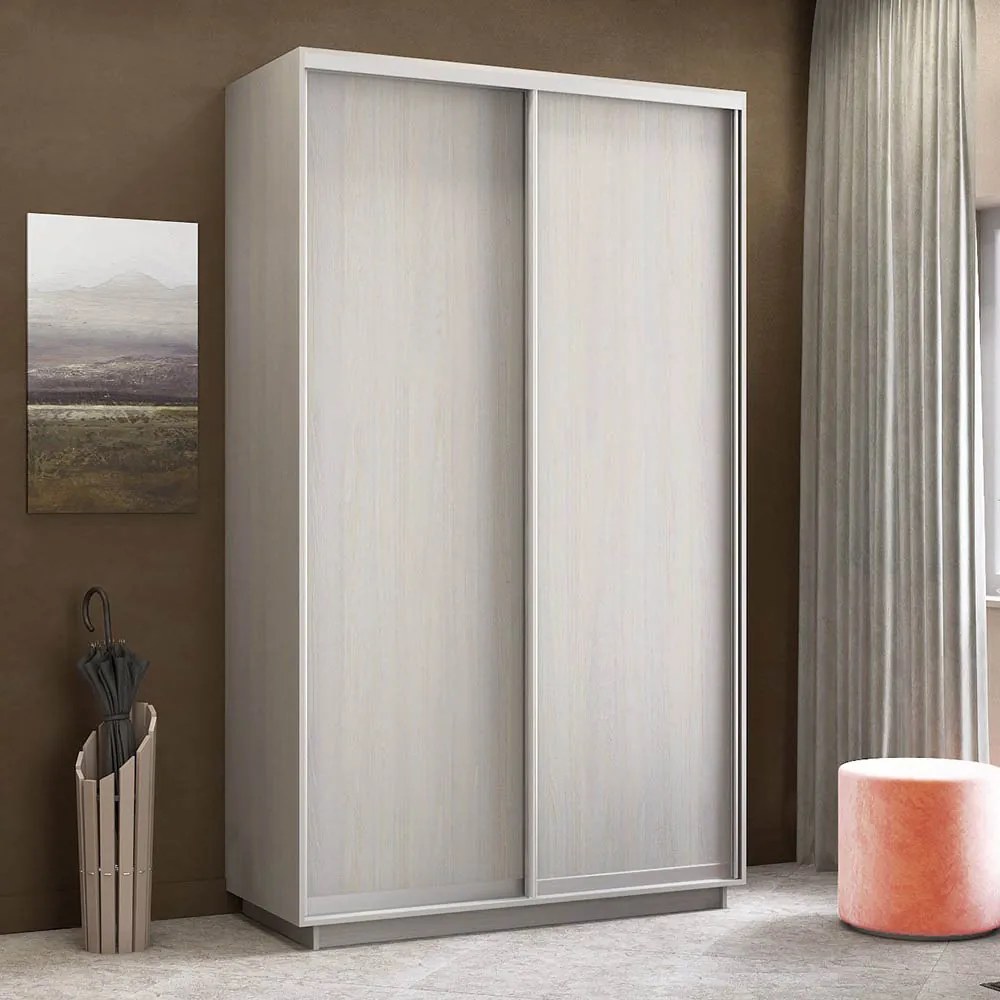 Ντουλάπα Diamont Λευκό 140x60x220cm - GR-W14011 - GR-W14011