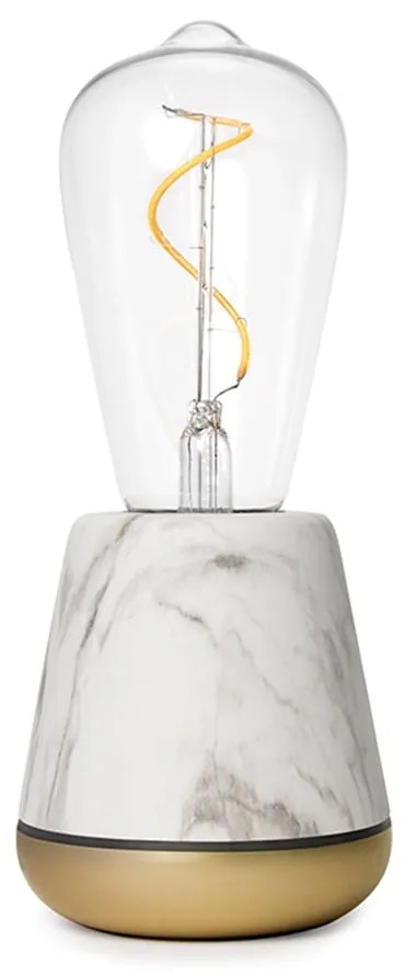 Table Lamp HUMBLE Humble One Table Light White Marble Επαναφορτιζόμενο HUMTL00103-0091