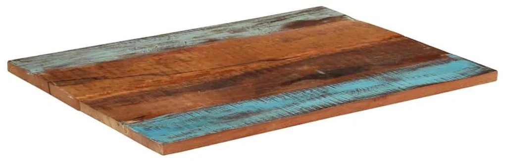 vidaXL Επιφάνεια Τραπεζιού Ορθ. 70x90 εκ 25-27 χιλ Μασίφ Ανακ. Ξύλο