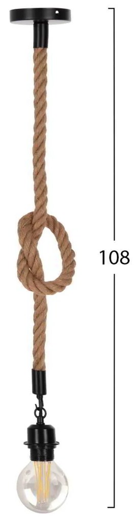 ΦΩΤΙΣΤΙΚΟ ΟΡΟΦΗΣ HM4042 ΣΧΟΙΝΙ 1m ΜΗΚΟΣ ΠΑΧΟΥΣ 1.6cm ΝΤΟΥΙ ΡΟΔΕΛΑΣ Ε27