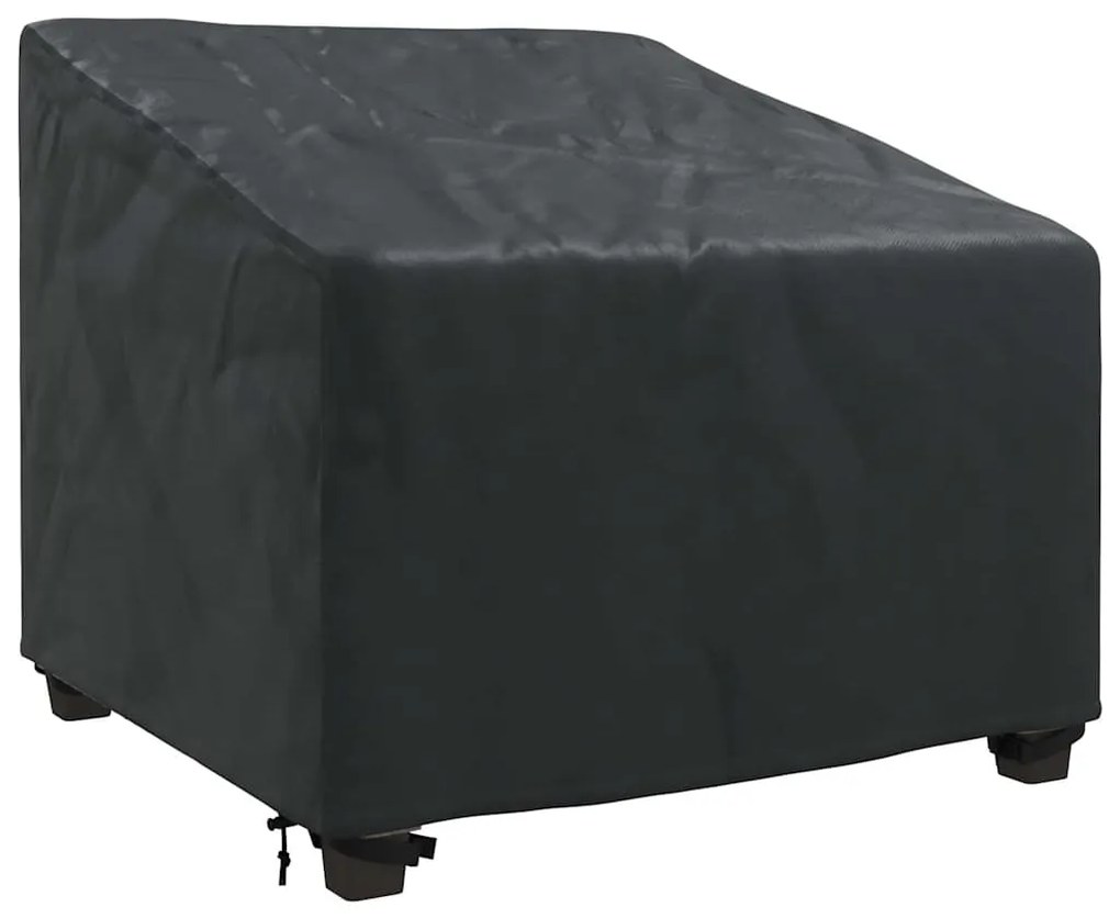 vidaXL Κάλυμμα Κήπου για Καρέκλα Μαύρο 90 x 90 x 50 / 75 cm Ύφασμα 420D