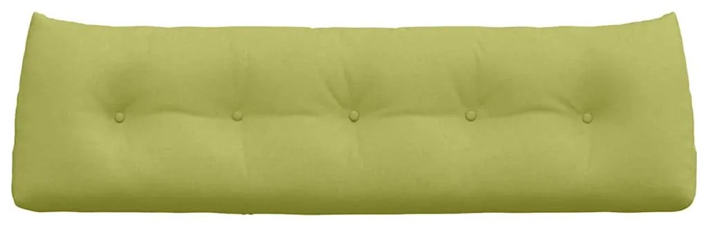vidaXL Μαξιλάρι Πλάτης Ανοιχτό Πράσινο 160 x 24 x 50 εκ ύφασμα