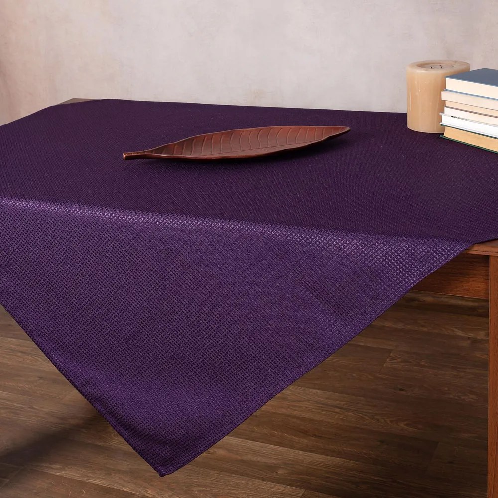 Τραπεζομάντηλο (175x175) Silk Fashion Nelly Purple
