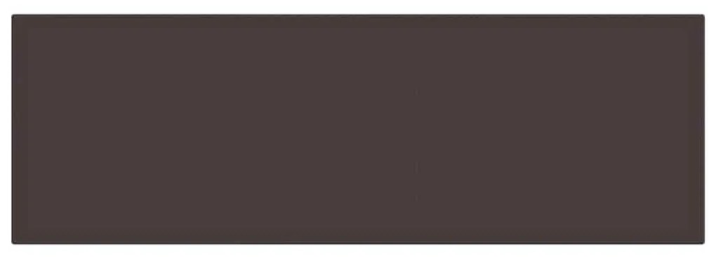 vidaXL Σέτ φαγητού για κήπο 11 pcs Καφέ και Ταπεί Πολυ ράταν