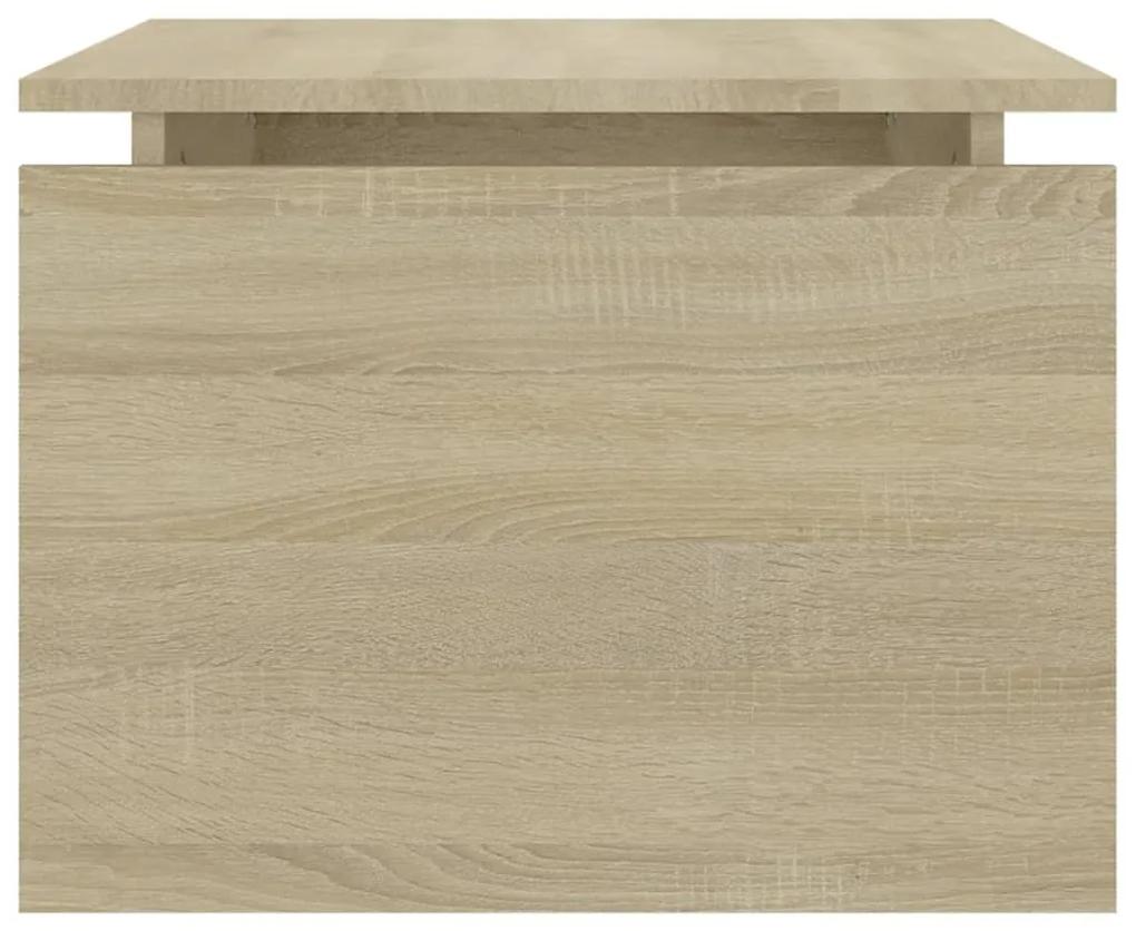 vidaXL Τραπεζάκι Σαλονιού Sonoma Δρυς 68 x 50 x 38 εκ. από Μοριοσανίδα