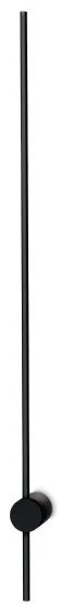 Απλίκα Φωτιστικό Τοίχου LED 19W Μαύρο 2700Κ 124cm Essence 341019 Ideal Lux 341019