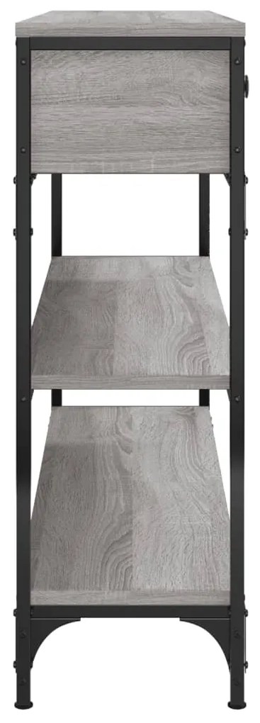 vidaXL Τραπέζι Κονσόλα Γκρι Sonoma 100x25x75 εκ. Επεξεργασμένο Ξύλο
