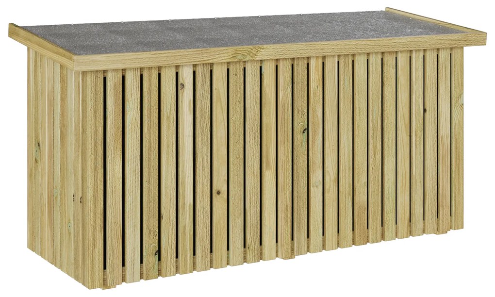 vidaXL Κουτί Αποθήκευσης 119x44x58.5 εκ Επεξεργασμένο Ξύλο Πεύκου