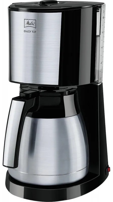 Melitta 1017-08 Enjoy Top Therm Inox Καφετιέρα Φίλτρου 1000W Black