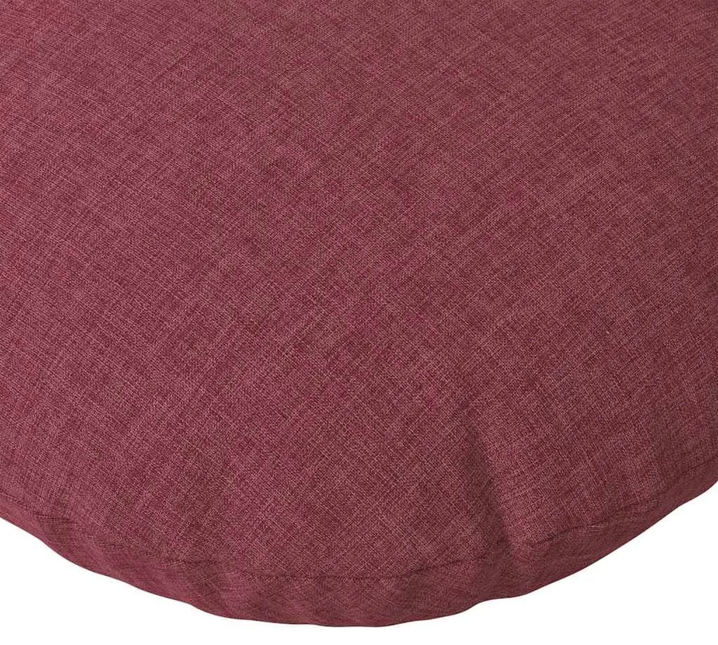 vidaXL Μαξιλάρια καθισμάτων 2 pcs Κόκκινο Ø30 x 13 εκ ύφασμα