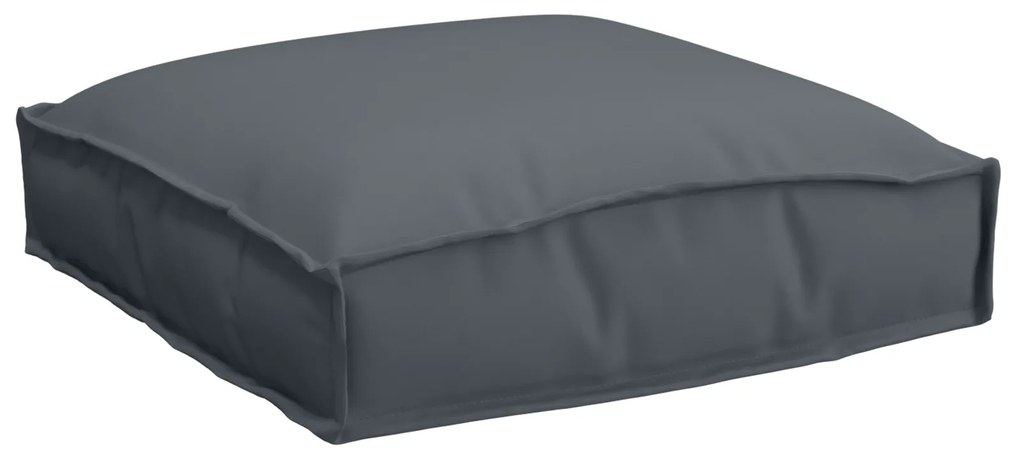 vidaXL Μαξιλάρι παλέτας για κάθισμα 6 pcs Ανθρακί 40 x 40 x 8 εκ.