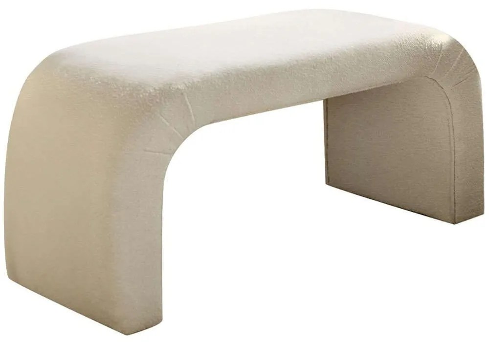 Σκαμπό Nu Bench Teddy 383EVN1121 106x46x45cm Off White