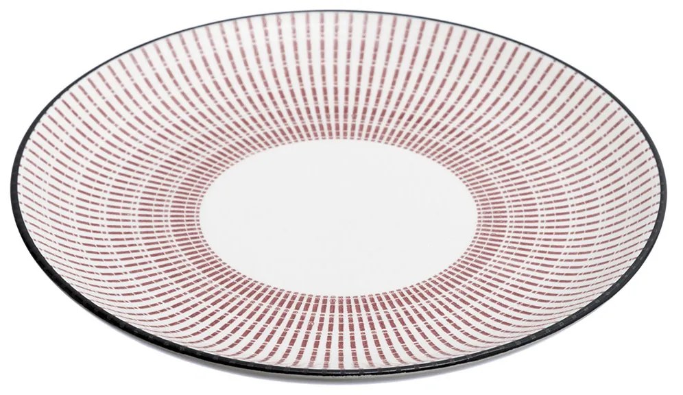Πιάτο Φρούτου (Φ19) S-D Lunis Red 160559B