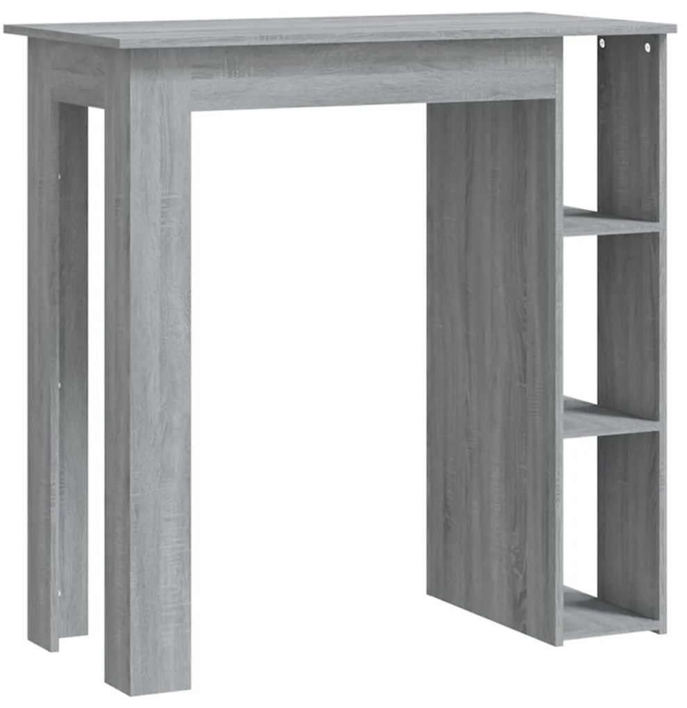 Τραπέζι Κονσόλα Γκρι Sonoma 102x50x103,5 εκ. από Επεξεργ. Ξύλο 812964