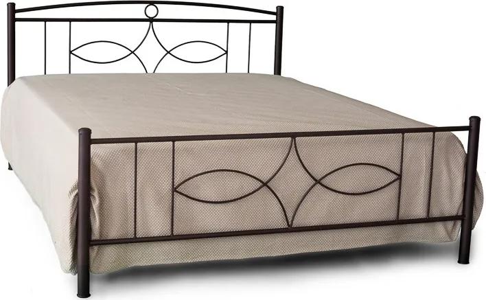 Μεταλλικό κρεβάτι Νο 15 Ημίδιπλο 110Χ200 μαζί με στρώμα ενισχυμένο και τάβλες