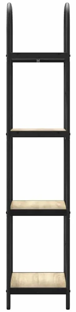 vidaXL Ράφι Βιβλίων Sonoma Δρυς 40 x 30 x 146 εκ Επεξεργασμένο ξύλο