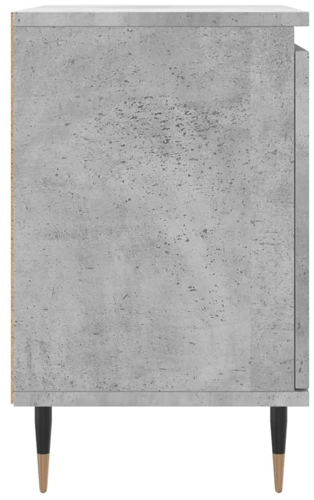 vidaXL Κομοδίνα 2 τεμ. Γκρι Σκυρ. 40x30x50 εκ. από Επεξεργασμένο Ξύλο