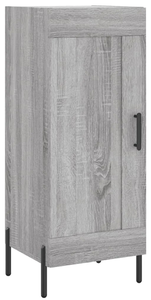 vidaXL Ντουλάπι Γκρι Sonoma 34,5x34x90 εκ. από Επεξεργασμένο Ξύλο