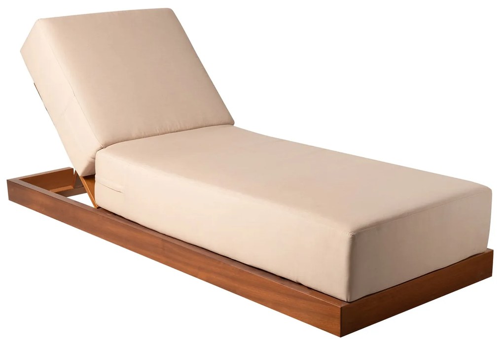 Sunbed/Lounger S Line με χοντρό στρώμα 206cm X 76cm S2126-00N3