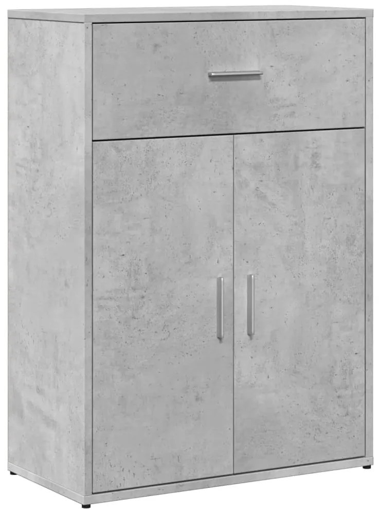 vidaXL Ντουλάπι Γκρι Σκυροδέματος 60x30x84 εκ. Επεξεργασμένο Ξύλο