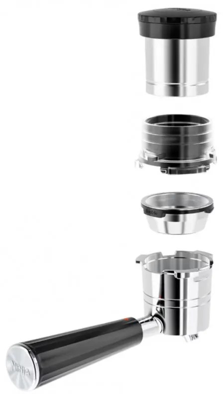 Ninja Luxe Café Premier ES601 3σε1, 1650W, 15 bar, 2 λίτρα, Barista Assist, texturirane χωρίς επαφή, 4 λειτουργίες, 3 ρυθμίσεις θερμοκρασίας, Inox/μαύρο.