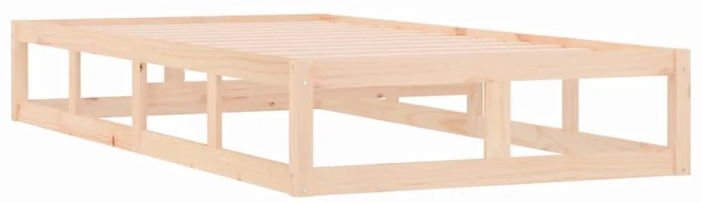vidaXL Πλαίσιο Κρεβατιού 75 x 190 εκ. από Μασίφ Ξύλο Small Single