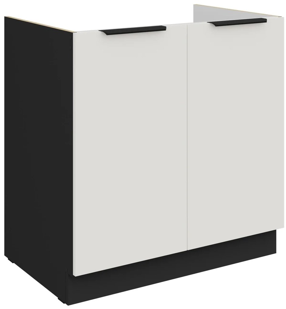 Επιδαπέδιο ντουλάπι νεροχύτη Arianna 80 ZL 2F-Λευκό