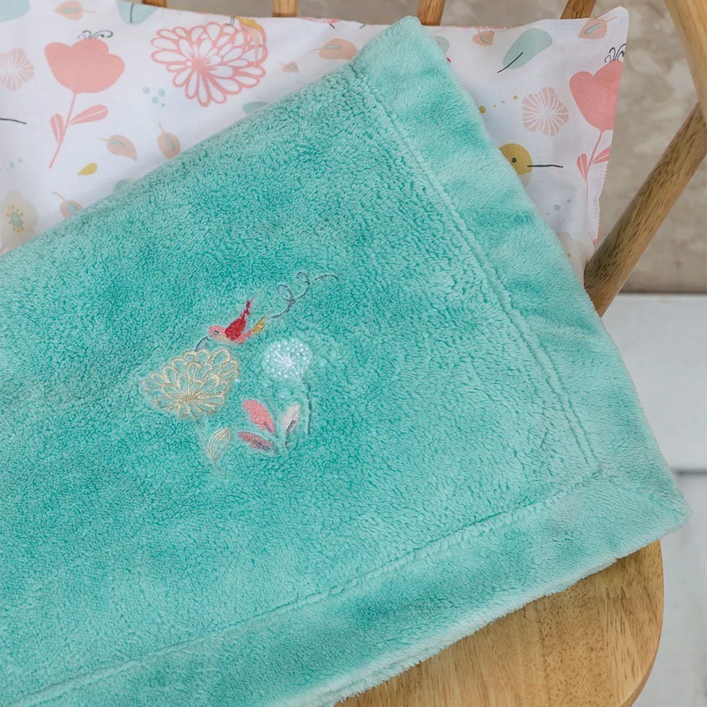 Κουβέρτα Fleece Αγκαλιάς (80x110) Nima Baby Chirp Chirp