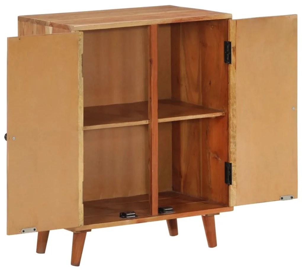 vidaXL Ντουλάπι 60 x 33 x 74 εκ. από Μασίφ Ξύλο Ακακίας