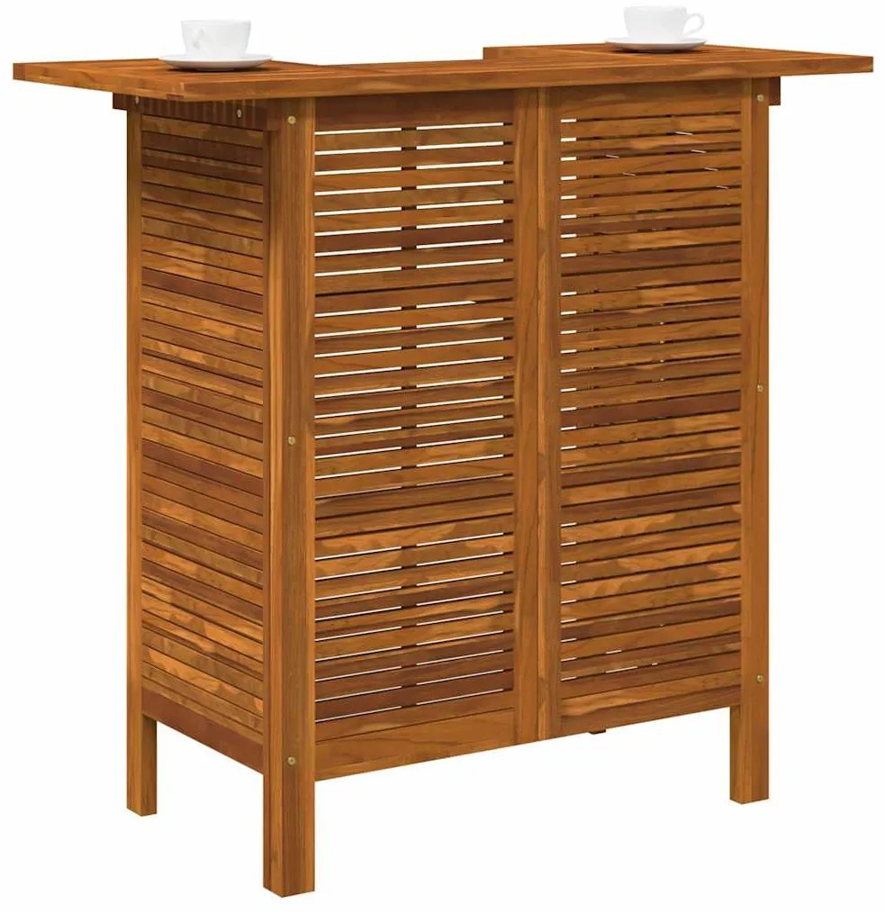 vidaXL Τραπέζι Μπαρ 110 x 50 x 105 εκ. από Μασίφ Ξύλο Ακακίας