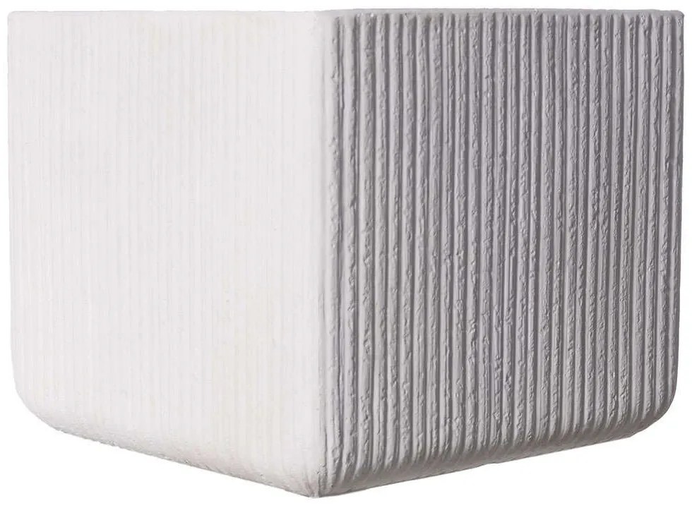 Κασπώ Πήλινο Stripe E-5170-8 55x55x47cm White Supergreens Clay