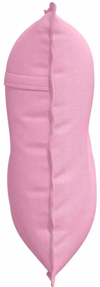 vidaXL Μαξιλάρι Πλάτης Ροζ 80 x 19 x 50 εκ ύφασμα