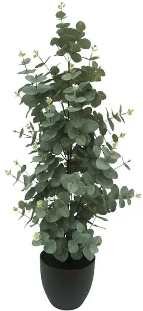 Τεχνητό Φυτό Σε Κασπώ Ευκάλυπτος 04-24191 90cm Green Marhome Συνθετικό Υλικό