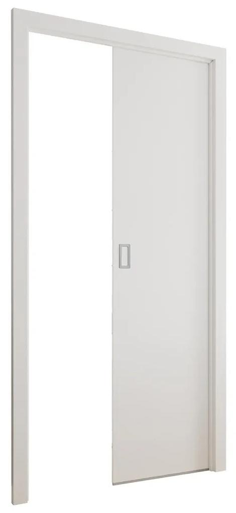 Συρόμενες πόρτες Dover 184, 64 kg, Άσπρο, Πλαστικοποιημένη μοριοσανίδα, Αλουμίνιο, Ατσάλι | Epipla1.gr