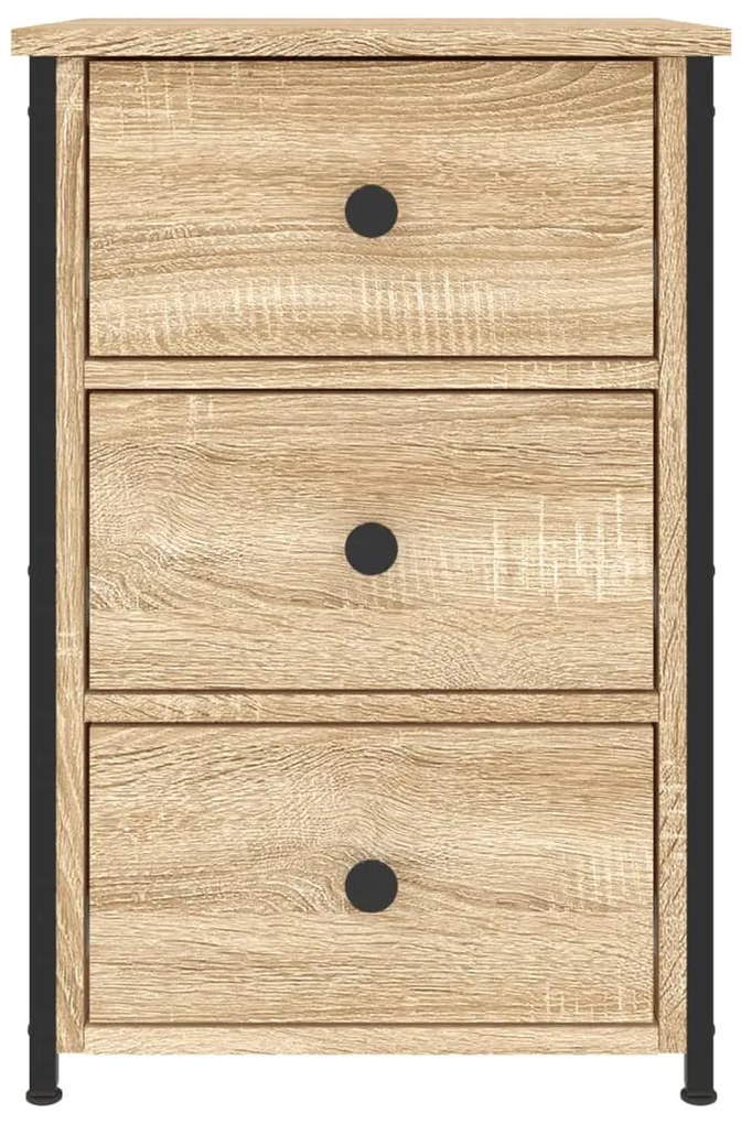 vidaXL Κομοδίνο Sonoma Δρυς 40 x 36 x 60 εκ. από Επεξεργασμένο Ξύλο