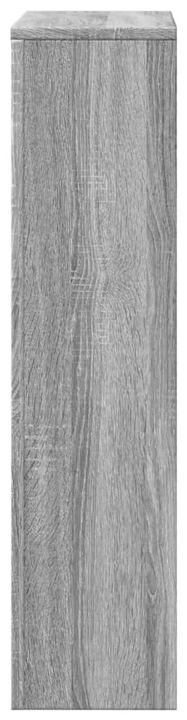 vidaXL Κάλυμμα Καλοριφέρ Γκρι Sonoma 104x20x82εκ Επεξεργασμένο Ξύλο