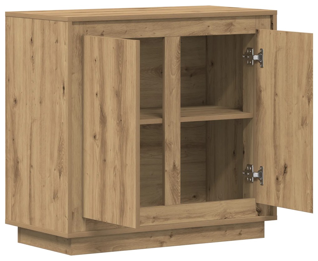 vidaXL Σιφωνάς Artisan Oak 80x34x75 εκ. Κατασκευασμένο ξύλο