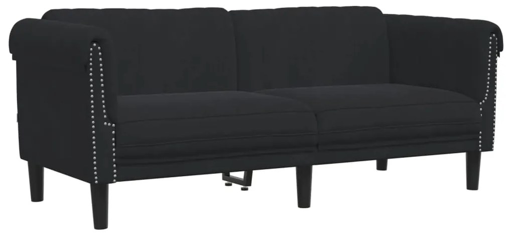 Σετ Σαλονιού 2 Τεμαχίων Μαύρο Βελούδινο 3209224